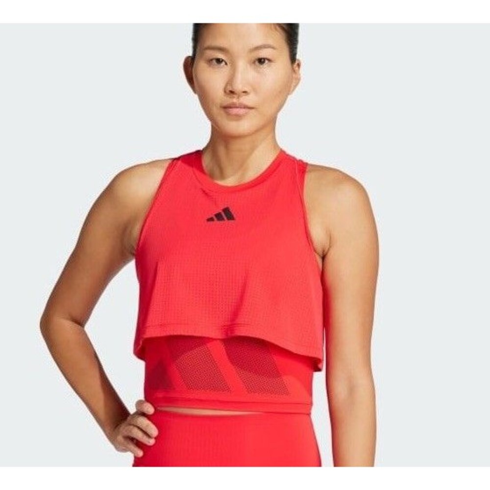 NWOT Adidas Women's Cool Intensity 2-IN-1 Workout Tank Top Red  SZ XL